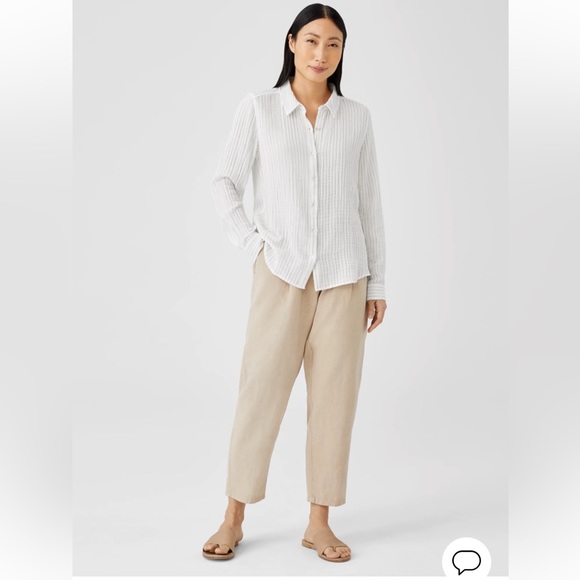 Eileen fisher 100% organic cotton blouse. - Picture 2 of 7
